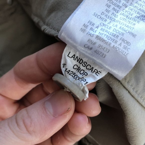 Toad&co landscape crop nylon hiking pants size 4 - Picture 6 of 10